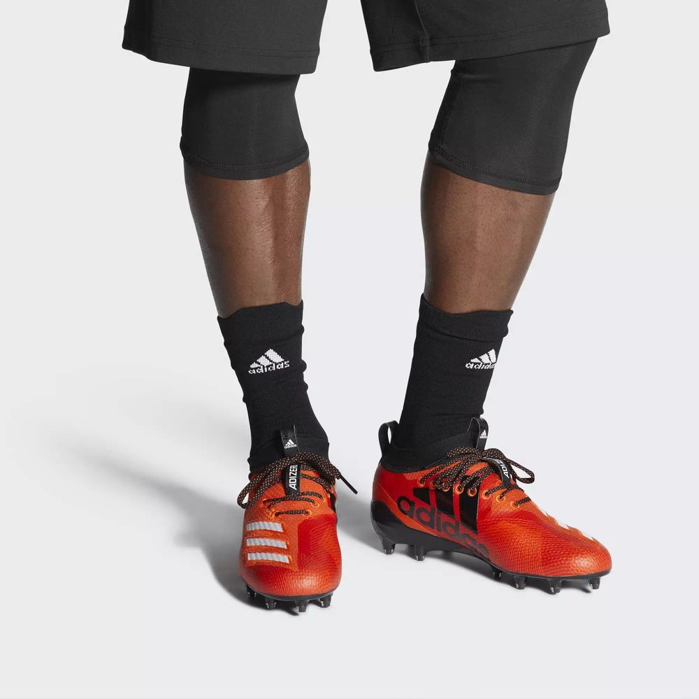 Adidas Adizero 8.0 Tacos de Futbol Naranjas Para Hombre (MX-90904)